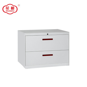 Luoyang Modern Design Thin Edge 2 tiroirs bureau en acier classeur